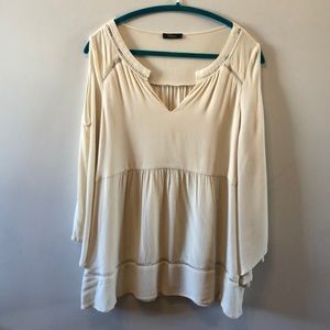 Oversized cream large blouse